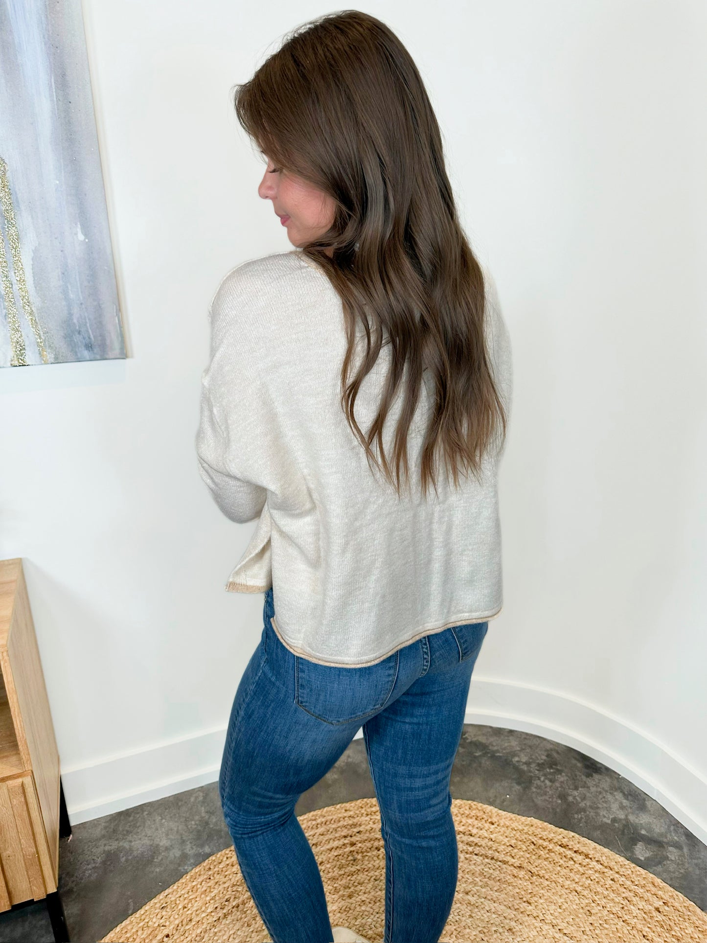 Joan Split Neck Sweater