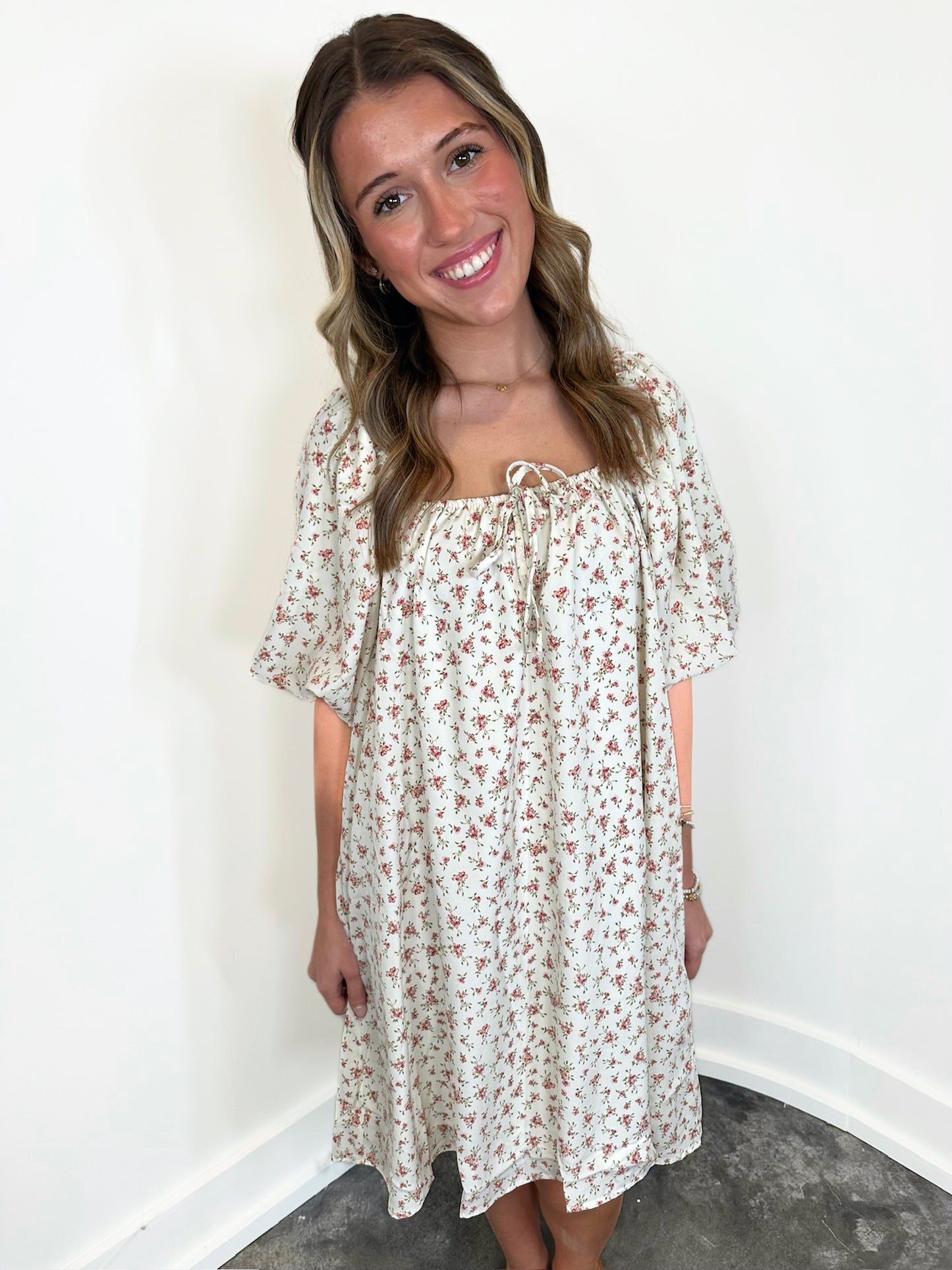 Iris Floral Mini Dress