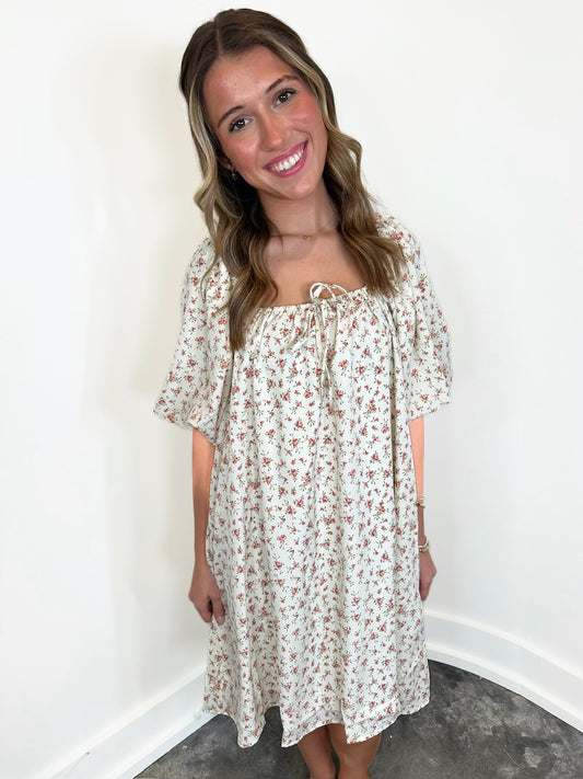 Iris Floral Mini Dress