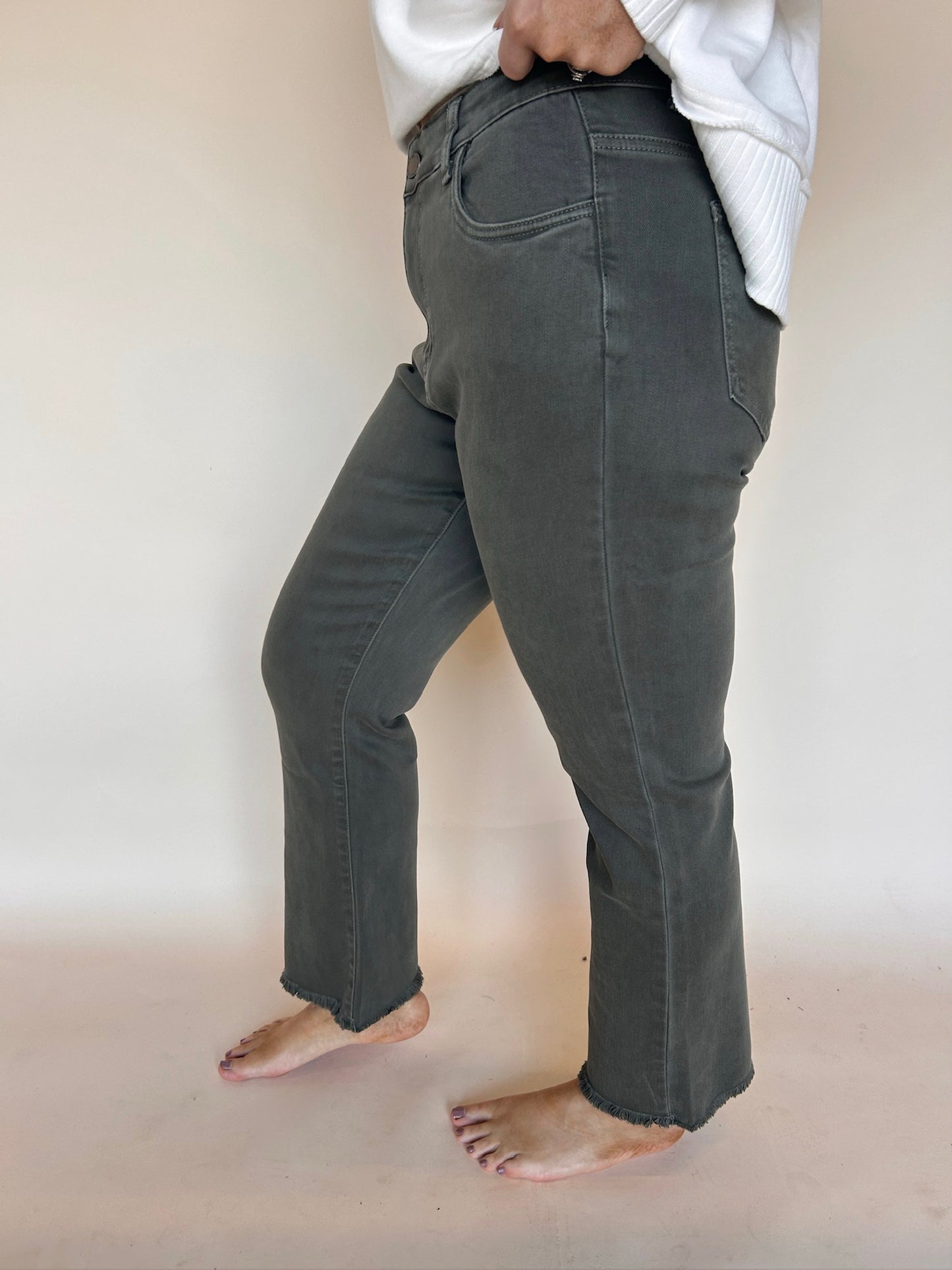 Genesis Frayed Ankle Bootcut