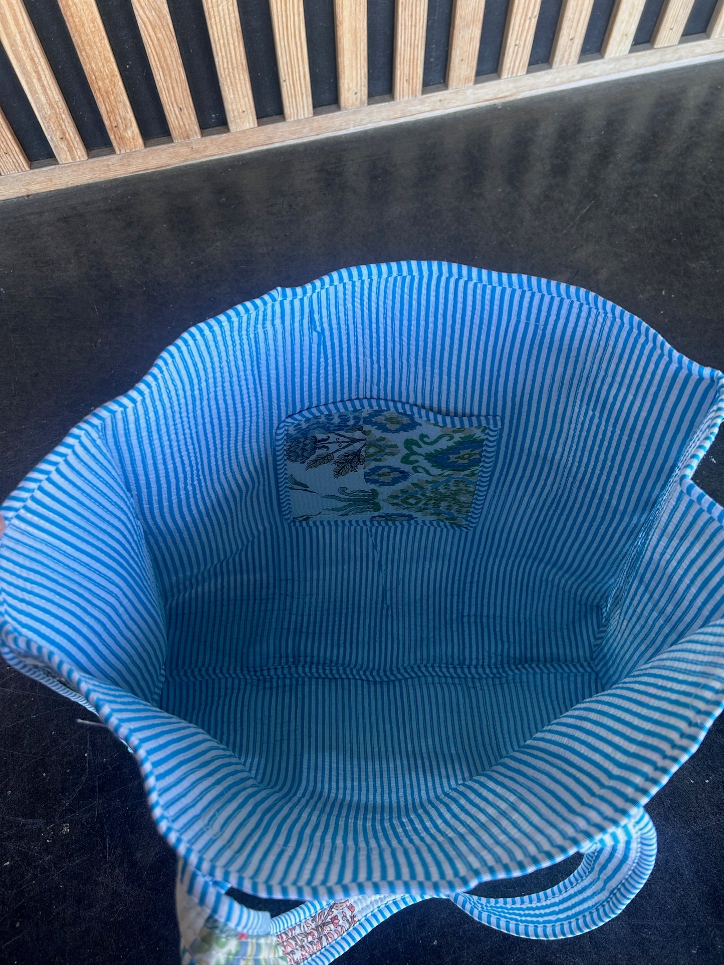 Large Quilted Tote Bag