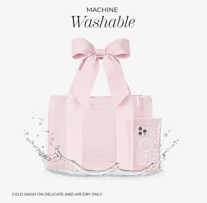 PREORDER Case-Mate Ballet Pink Bow Jelly Tote Bag