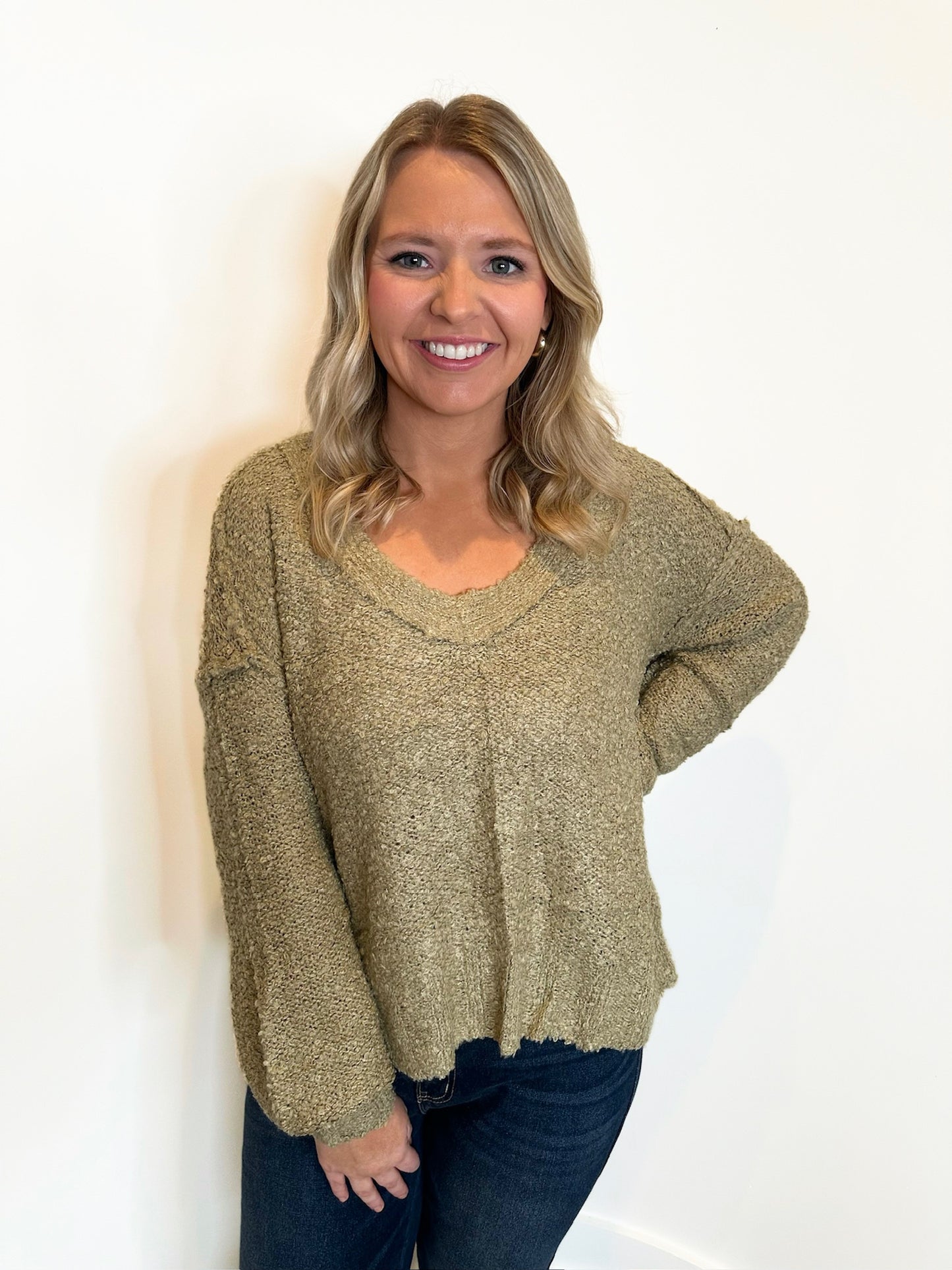 Ava V Neck Sweater