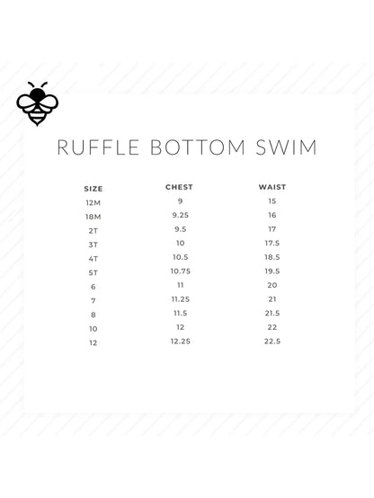 Pink Gingham Ruffle Bottom Swimsuit