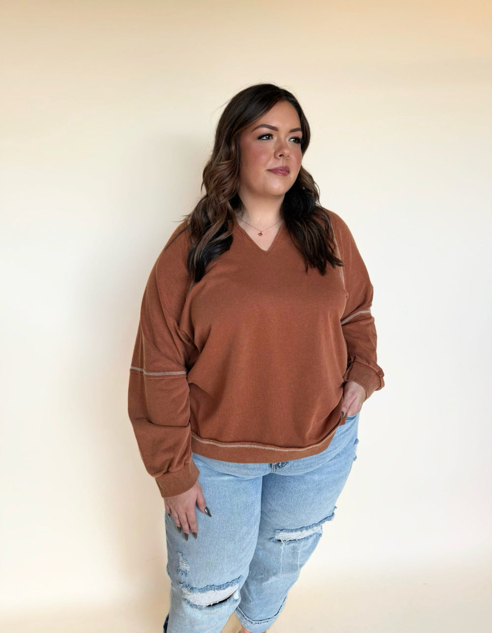 Cleo Acid Washed Sweatshirt
