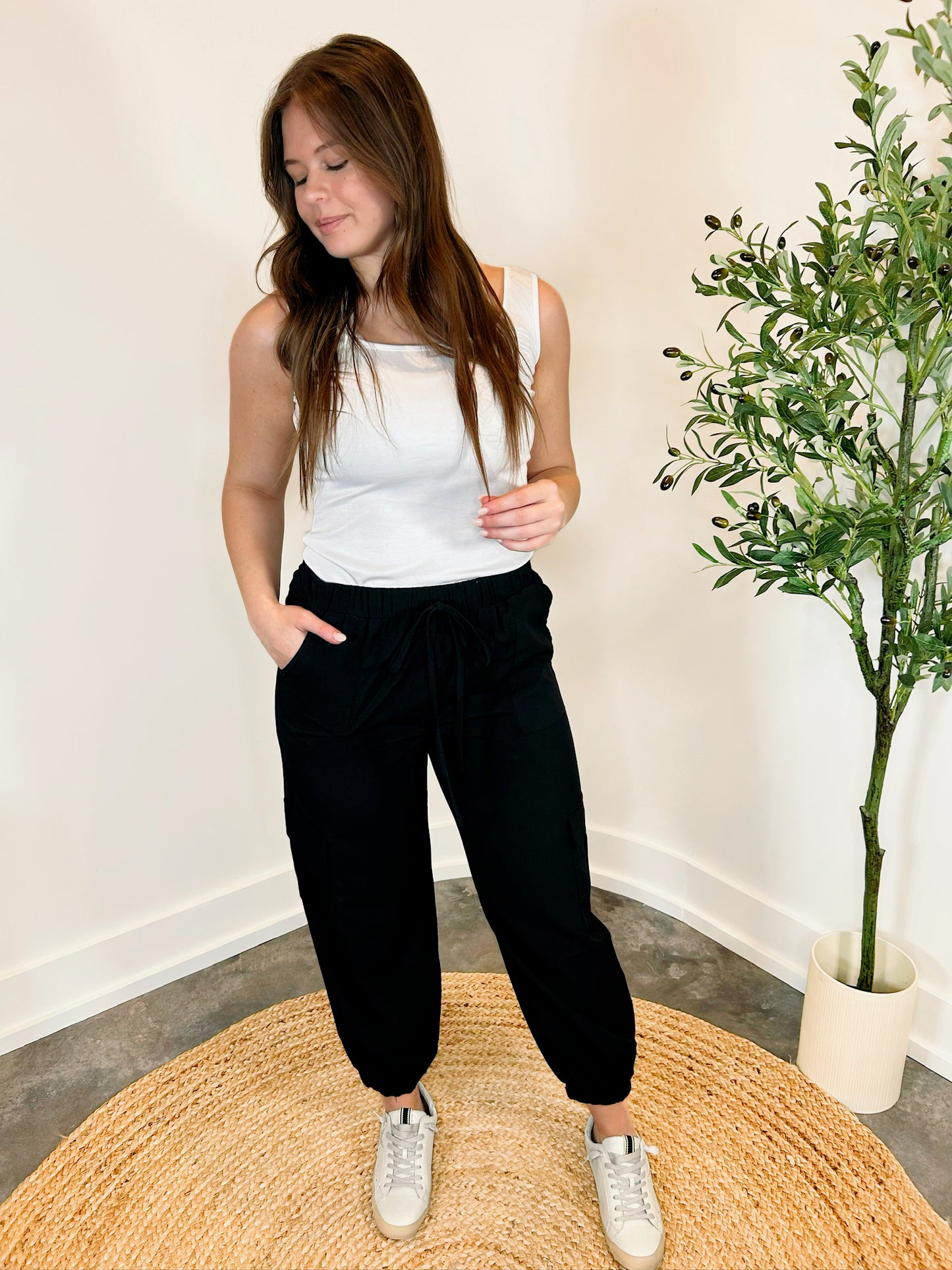 Jenny Trousers Pocket Casual Cargo Pants Women