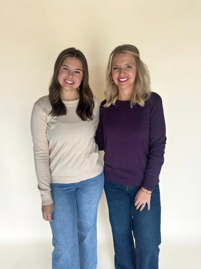 Lureva Boat Neck Sweater