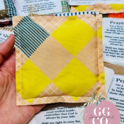 Floral Pink Pocket Prayer Quilt