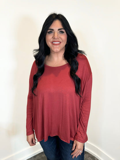 Hannah Oversized Slouchy Tunic Top