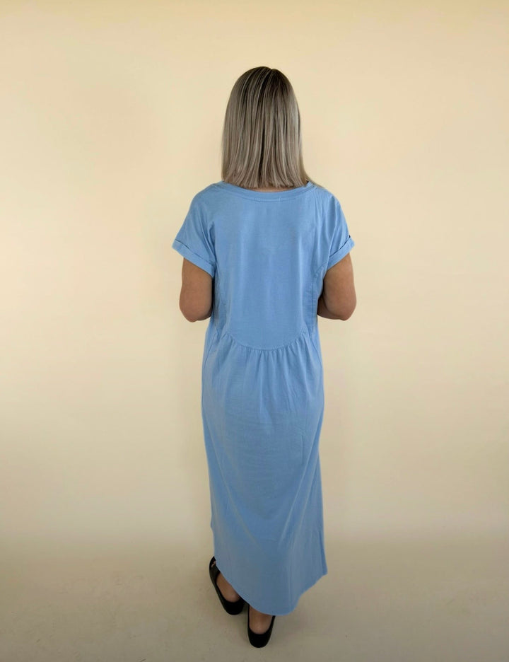 Dalia Washed Cotton Maxi Dress