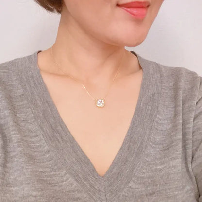 Cushion Cut Bezel Diamond Necklaces