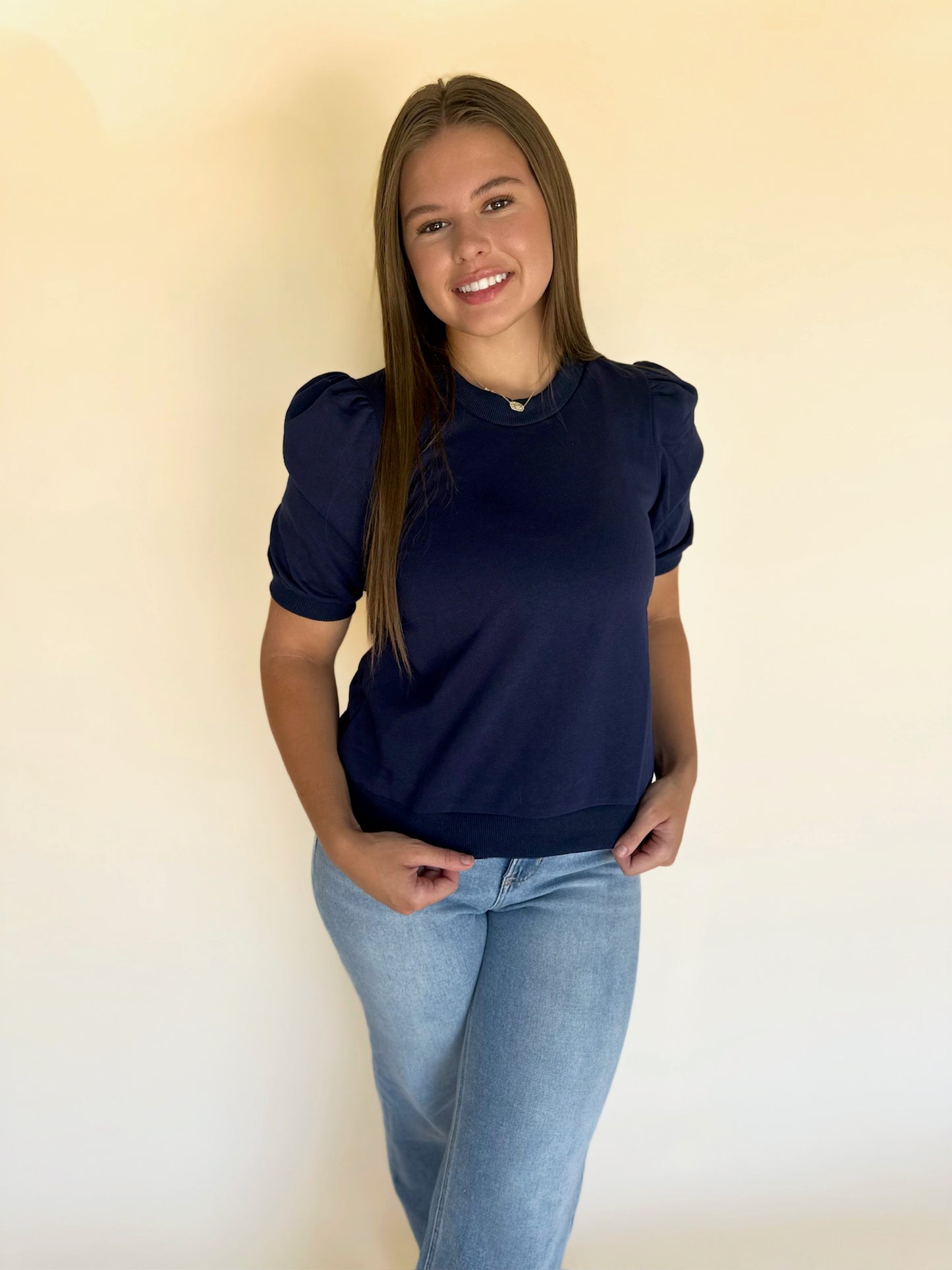 Zyla Puff Sleeve Sweatshirt