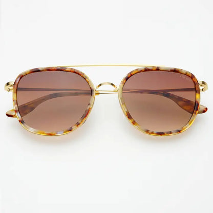 Weston Acetate Round Unisex Sunglasses