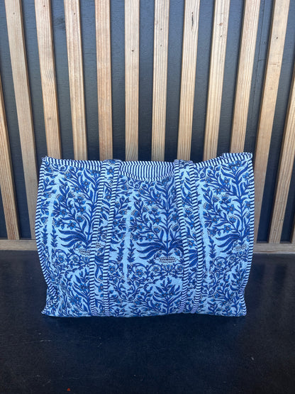 Large Quilted Tote Bag