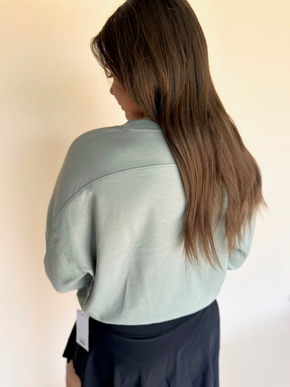 Modal Oversized Cropped Crew