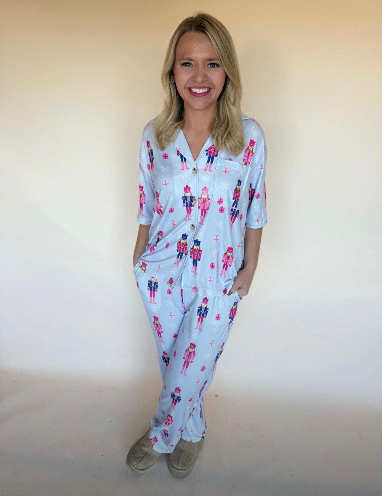 Nutcrackers Christmas Lounge Pants Set