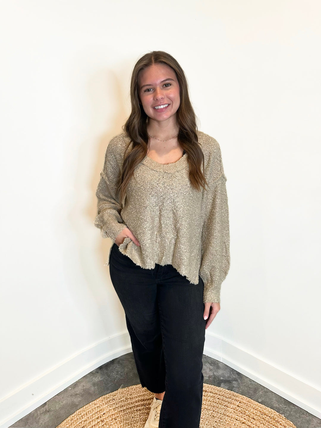 Ava V Neck Sweater