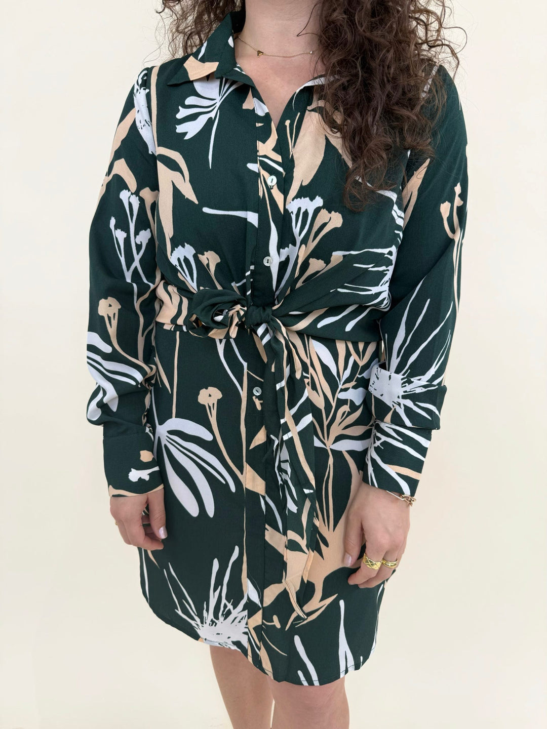 Zivah Satin Print Dress