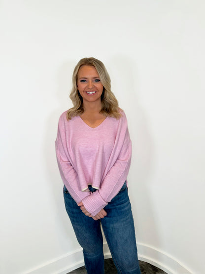 Joan Split Neck Sweater
