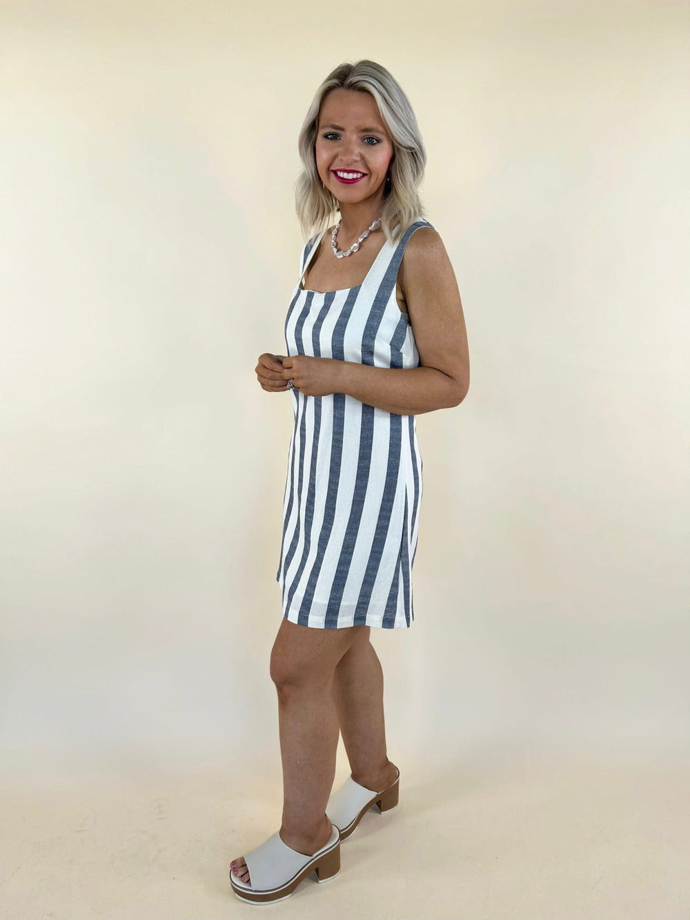 Harbor Stripe Mini Dress