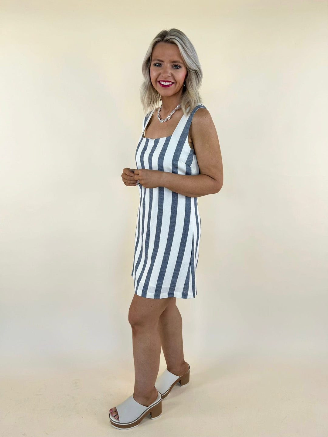 Harbor Stripe Mini Dress