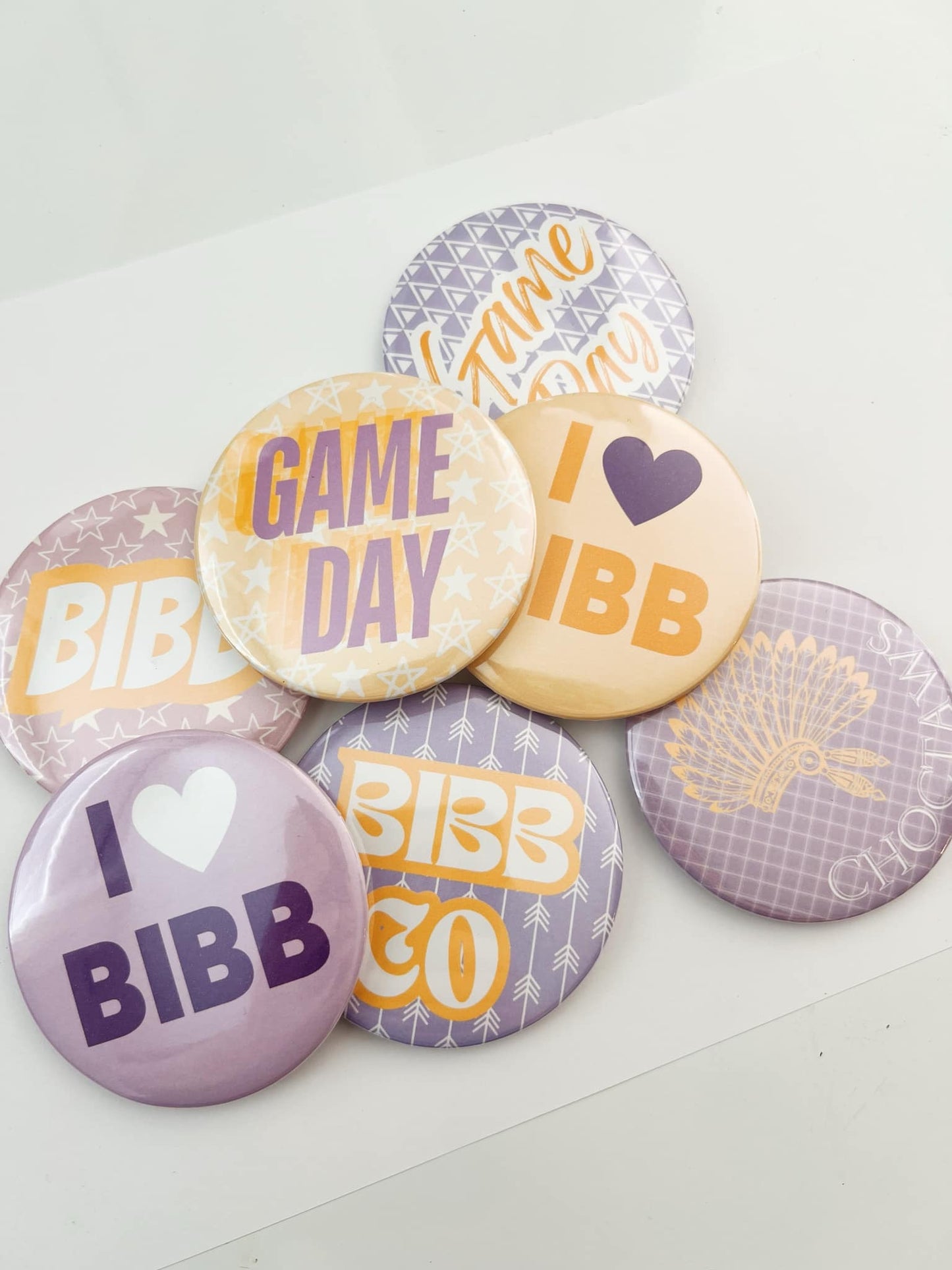Bibb Co Game Day Button