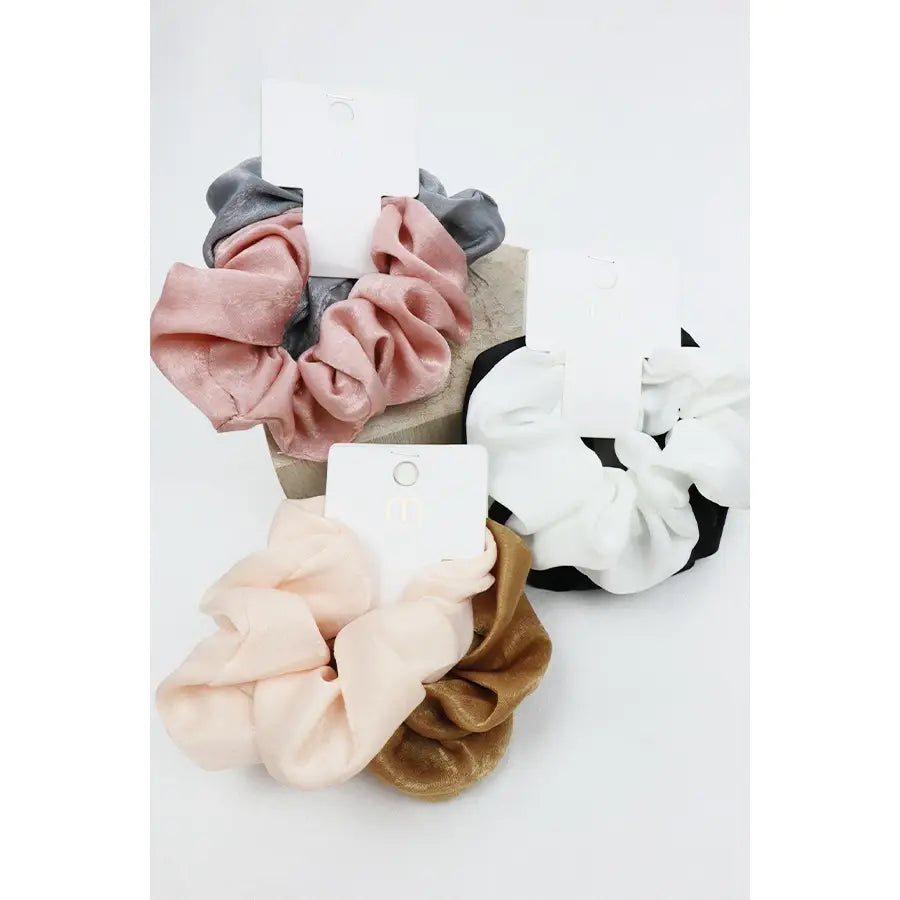 Silk Scrunchie Set