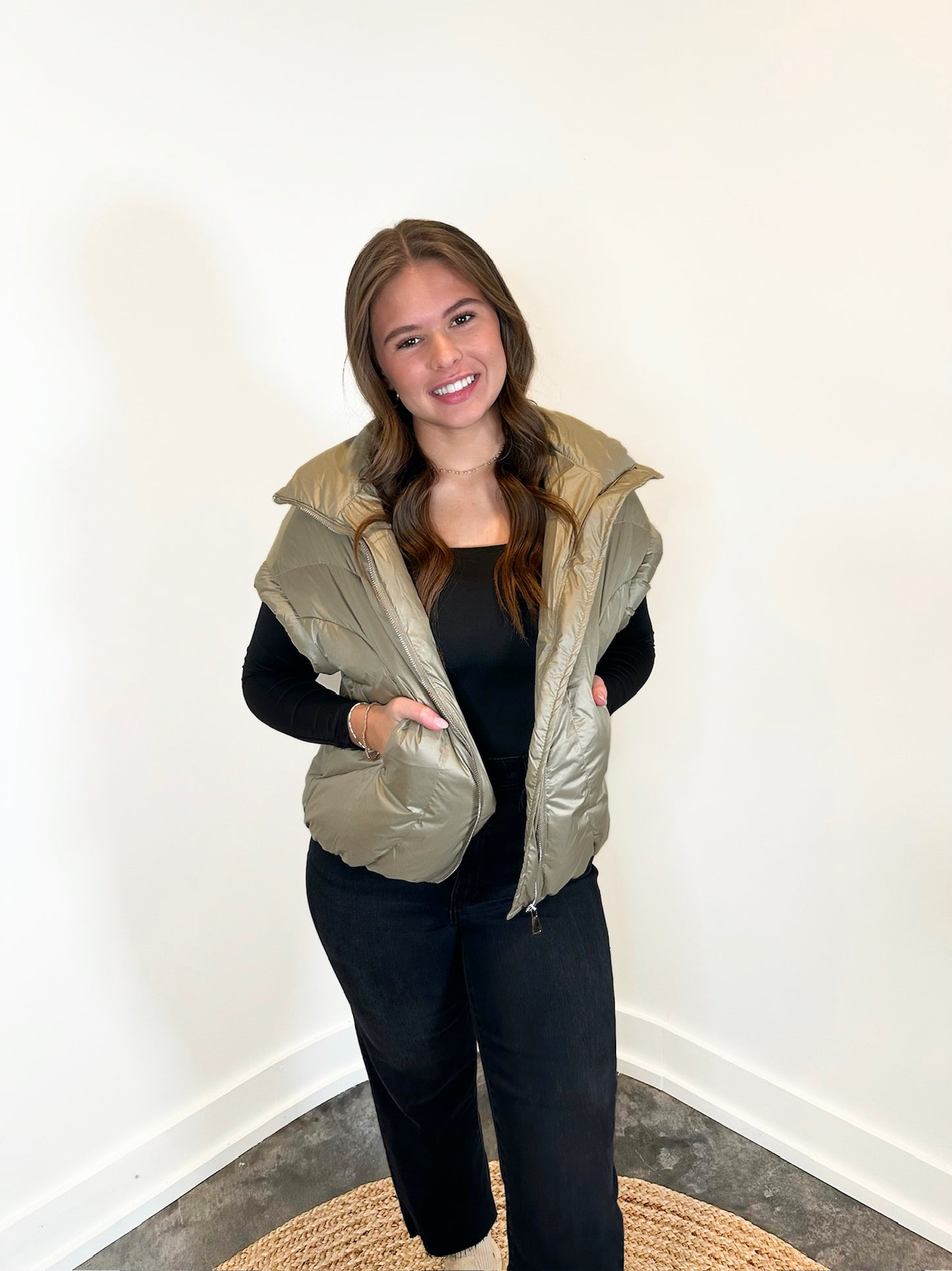 Brooke Cropped Puffer Vest