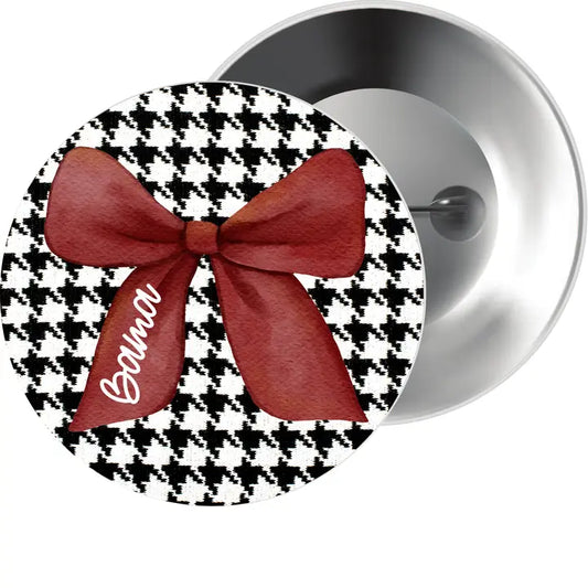 Bama Bow Button