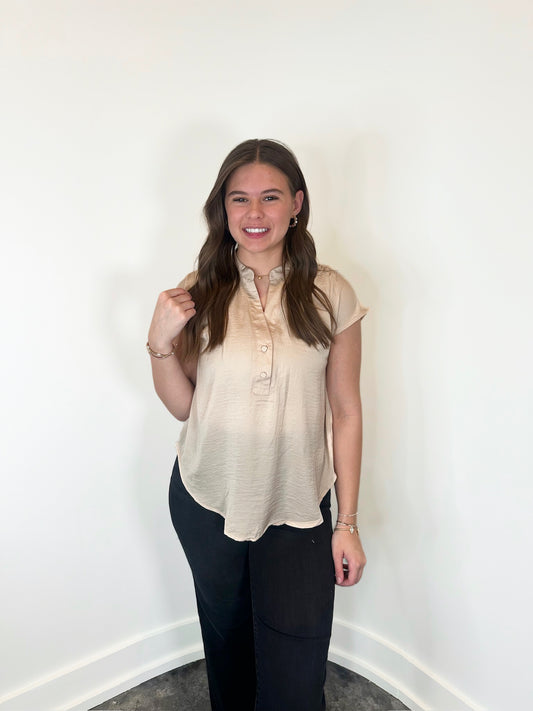 Vivia Button Front Blouse