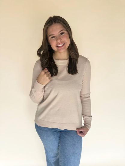 Lureva Boat Neck Sweater