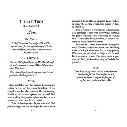 The 5-Minute Bible Study for Men: Pursuing God