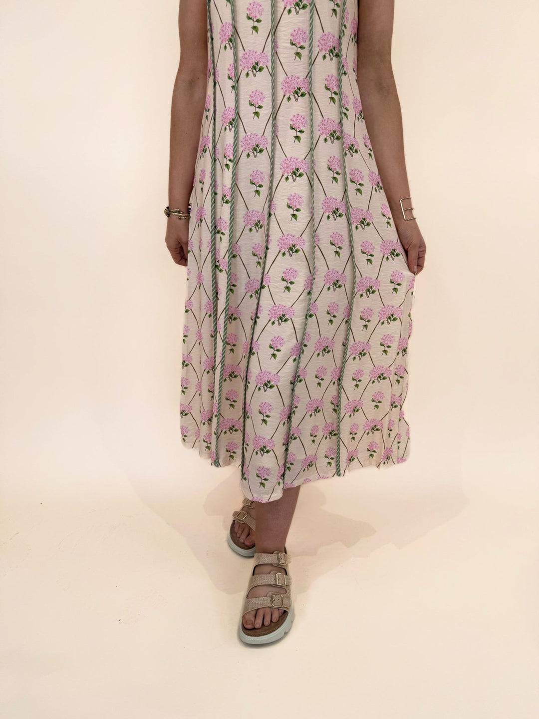 Elysia Thin Strap Floral Dress