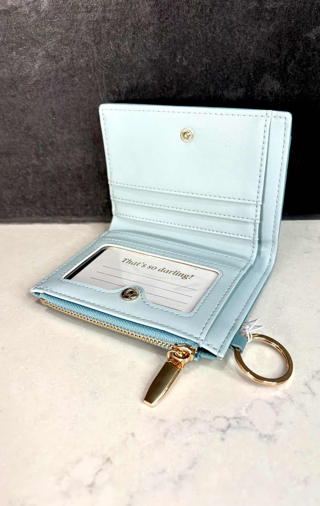 Luxe Pocket Keychain Wallet