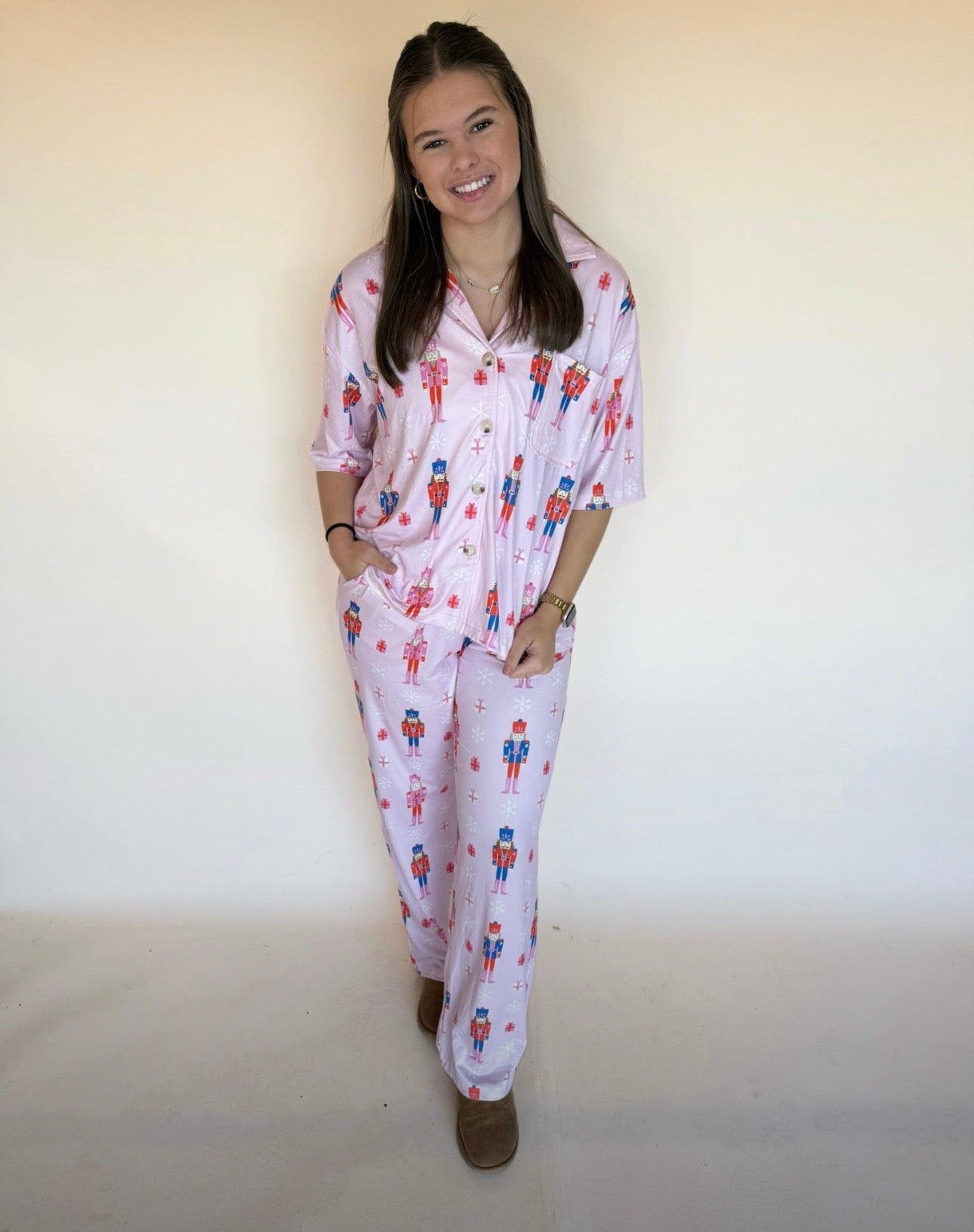 Nutcrackers Christmas Lounge Pants Set