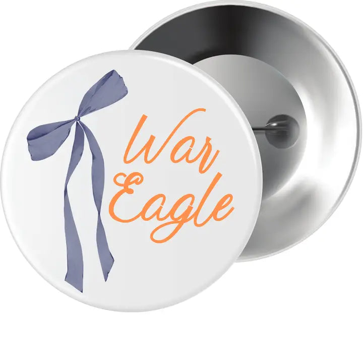 War Eagle Bow Button