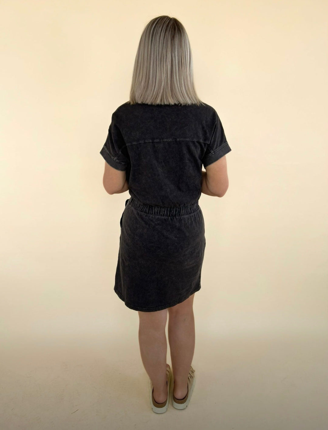 Fiona Mineral Washed Mini Dress
