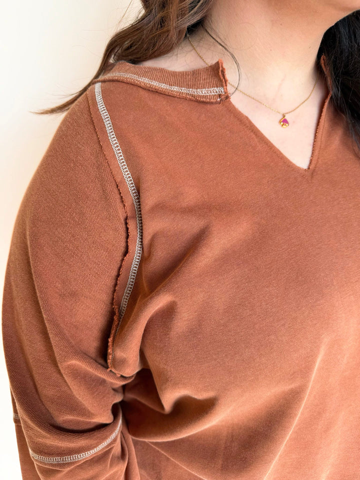 Cleo Acid Washed Sweatshirt