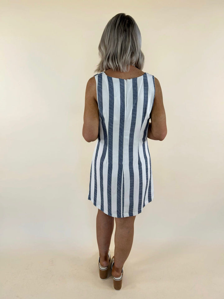 Harbor Stripe Mini Dress