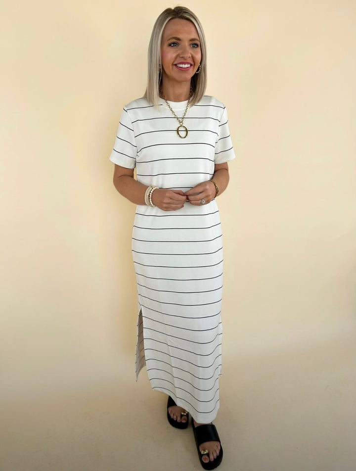 Giana Modal Stripe Maxi Dress