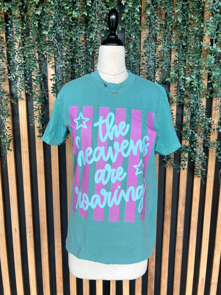 The Heavens Are Roaring Graphic Tee | Christian Faith T-Shirt