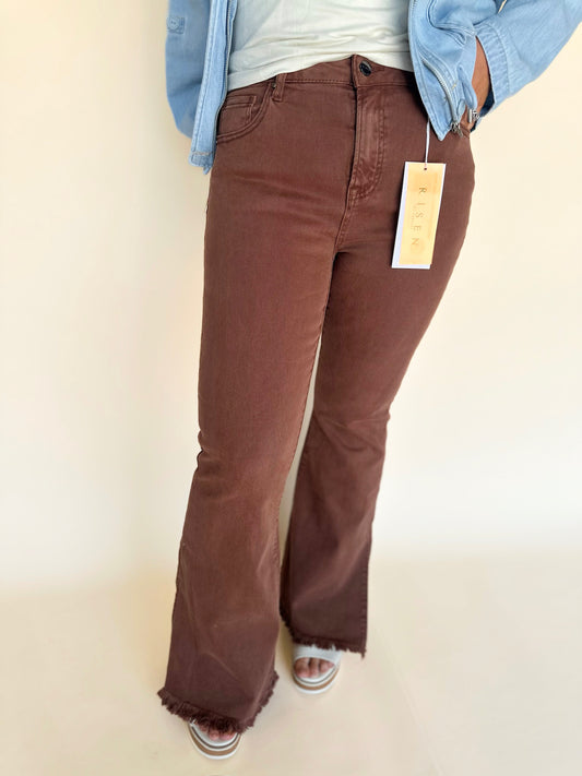 Cynae High Rise Flare Pants