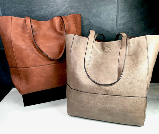 Faith Raw Edge Tote Bag