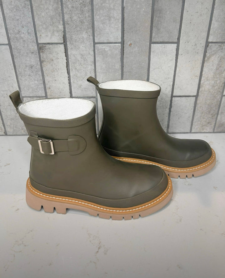Drip Green Rainboot