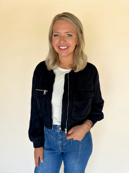 Maika Tencel Bomber Jacket