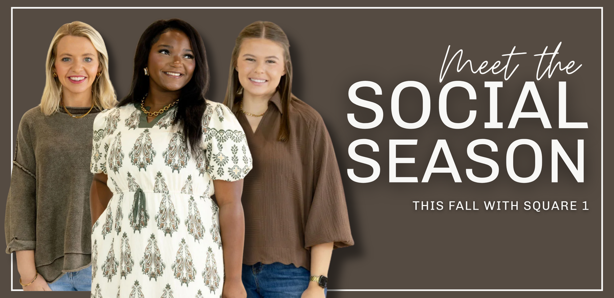 Meet the Social Season This Fall with Square 1 | Square 1 Boutique | Brent, AL