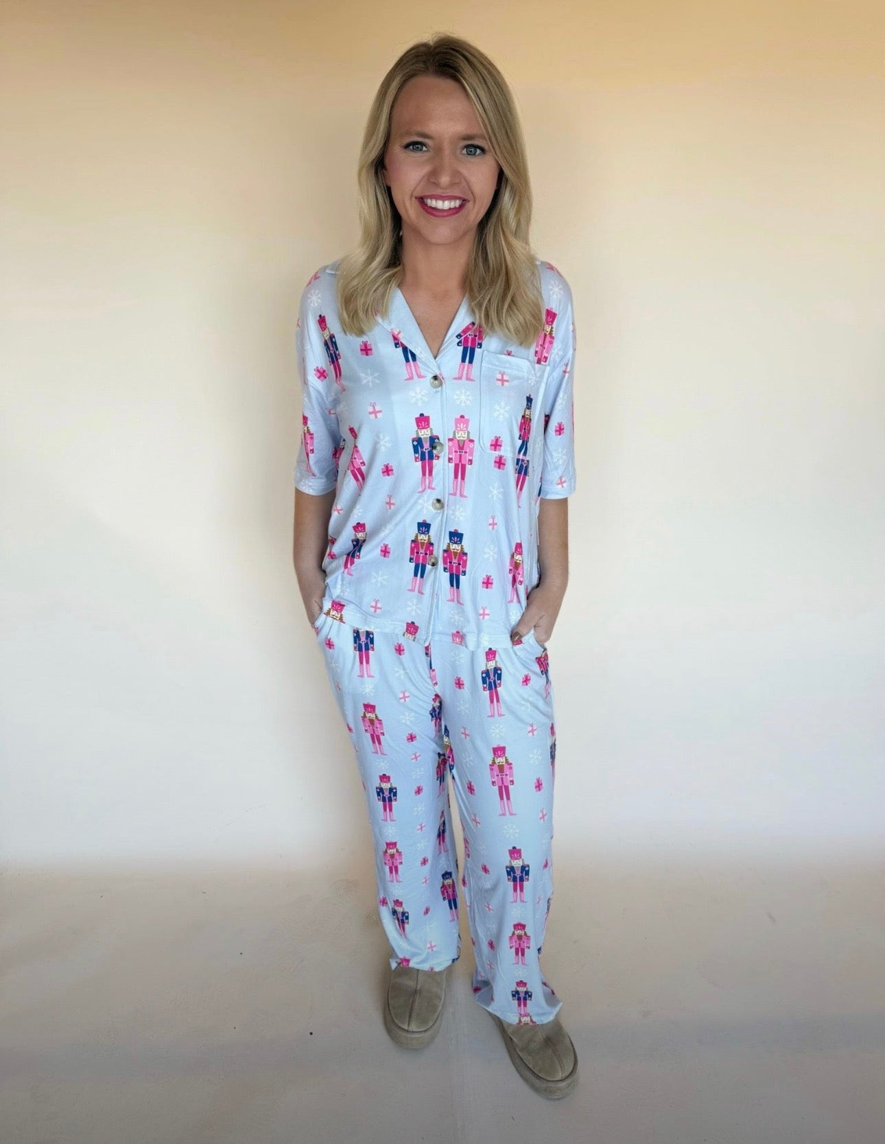 Nutcrackers Christmas Lounge Pants Set