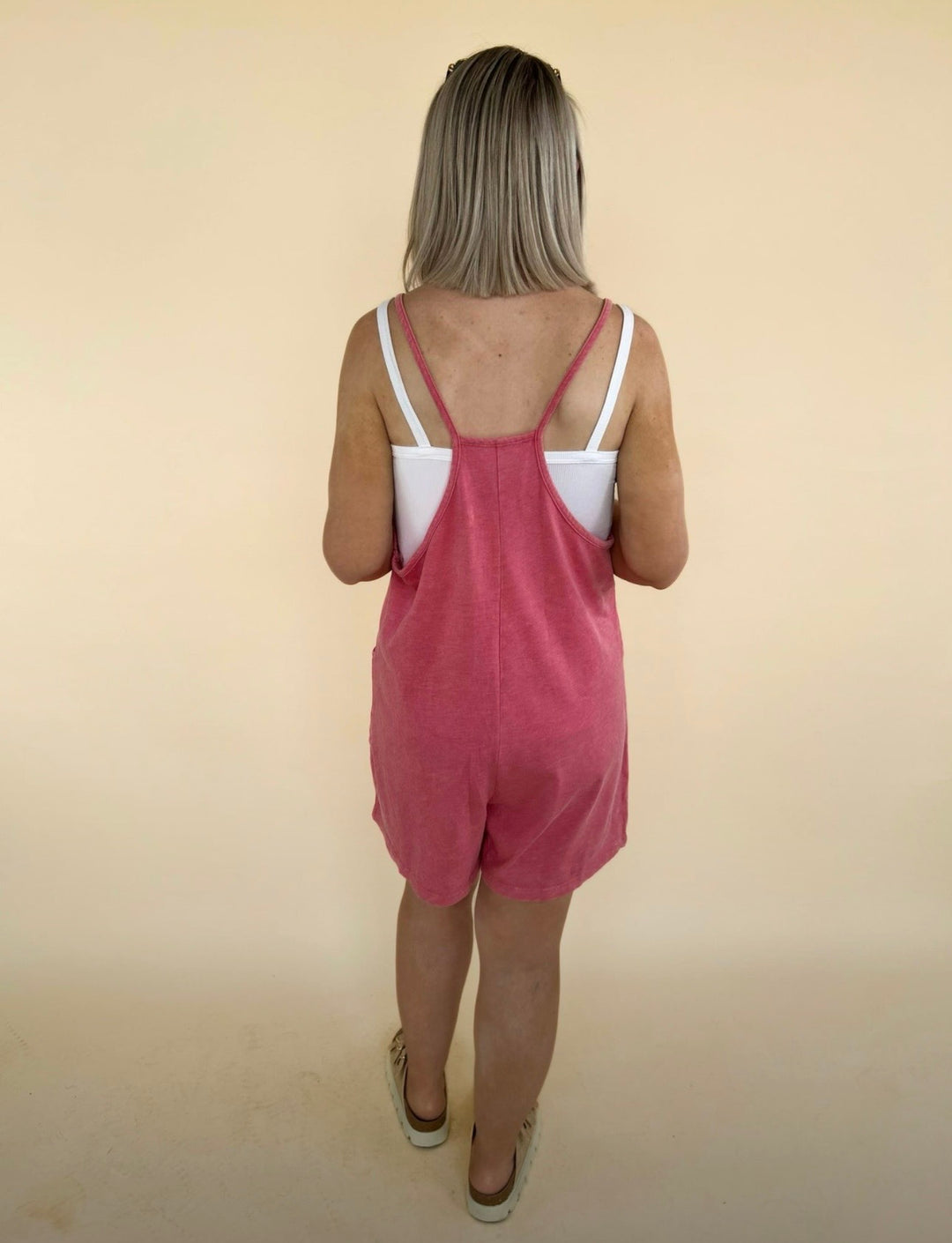Emberly Mineral Washed Romper