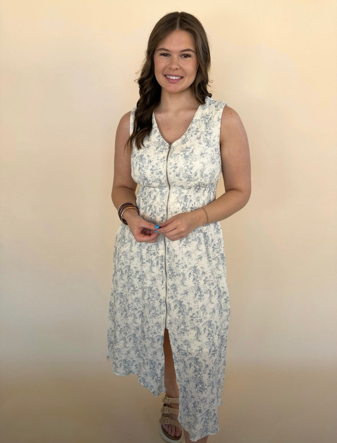 Sabrina Floral Gauze Dress
