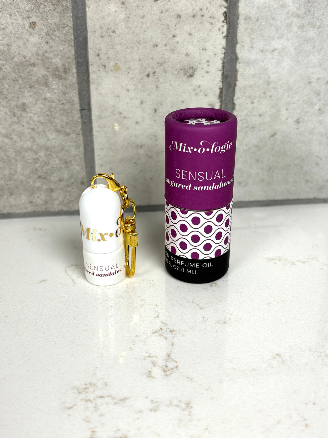 Mini Roll On Perfume Keychain